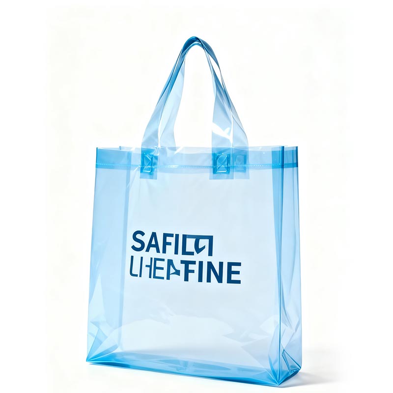 Pungă de cumpărături din plastic cu logo personalizat