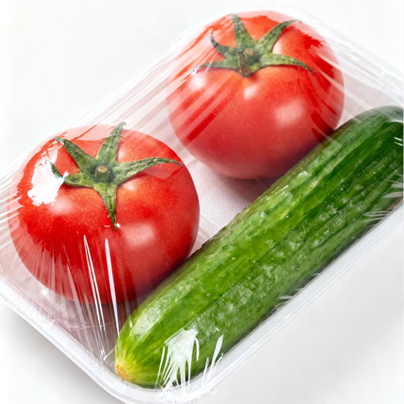 Film de ambalare din plastic transparent vegetal